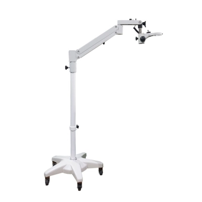 Opti-Vision Surgical Microscope Floor Stand with Pneumatic Arm and 76mm Focus Rack ST02072002