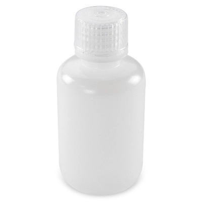 Globe Scientific 60mL Diamond Essentials Bottle Boston Round HDPE with PP Closure CS/1000 7560060BKS