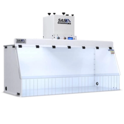 SAS 60" Wide Ductless Fume Deluxe Hood SS-360-DCH2