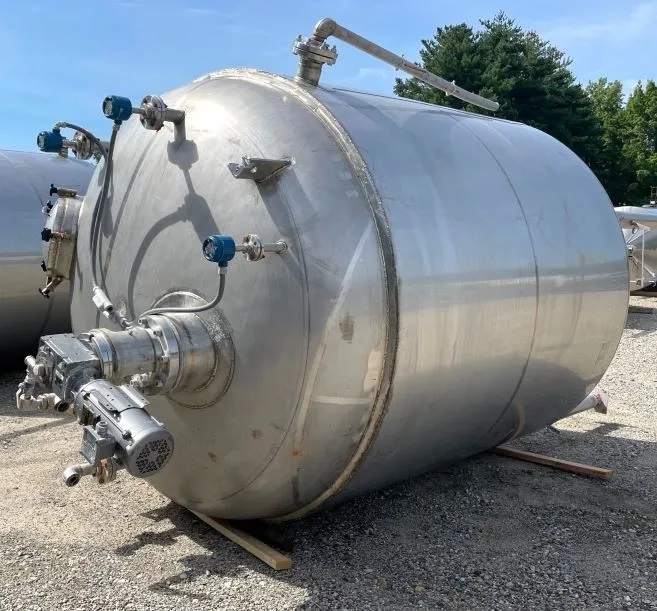 2500 Gallon Stainless Steel Mueller Tanks/Vessels 30 PSI