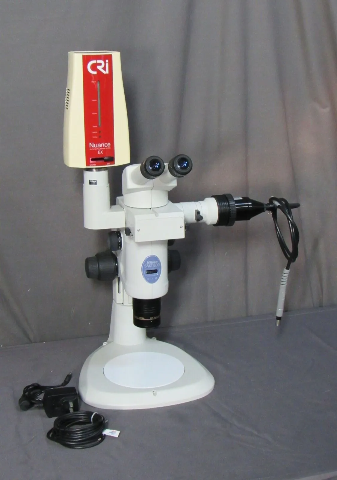 NIKON SMZ1500 Microscope & Perkin Elmer/Revvity NUANCE EX Multispectral Imager