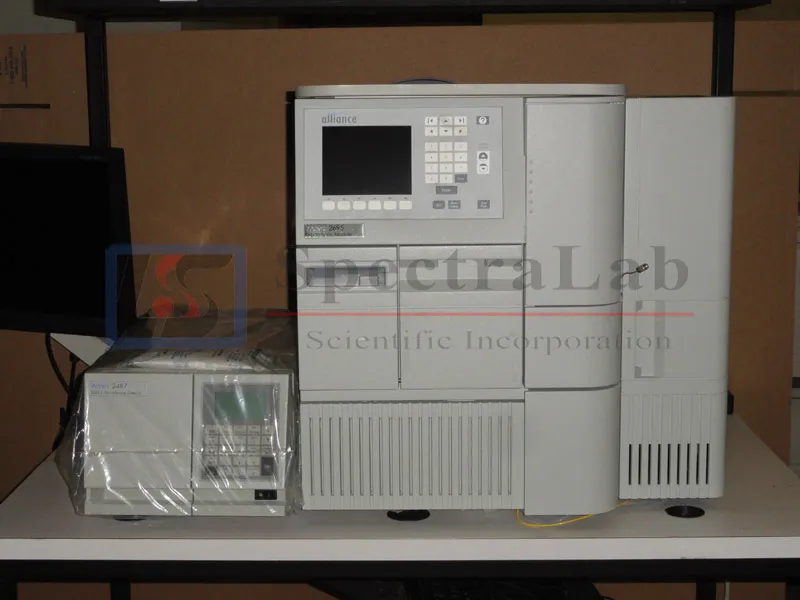 Waters 2695 HPLC with 2487 UV/Vis Detector and 2424 ELSD