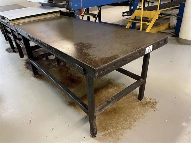 Thomas Mills 3 x 6 ft Carbon Steel Water Cooled Table