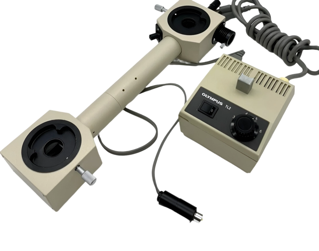 Olympus Microscope BH2 Dualhead Bridge with Pointer