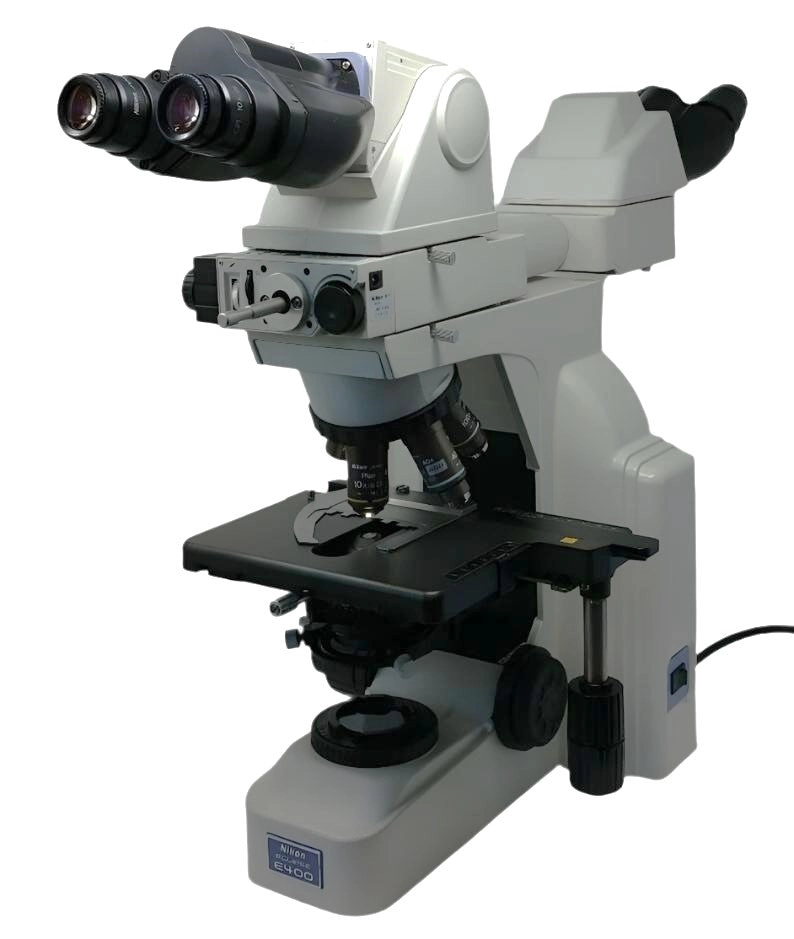 Nikon Microscope Eclipse E400 with Dual Head Bridge