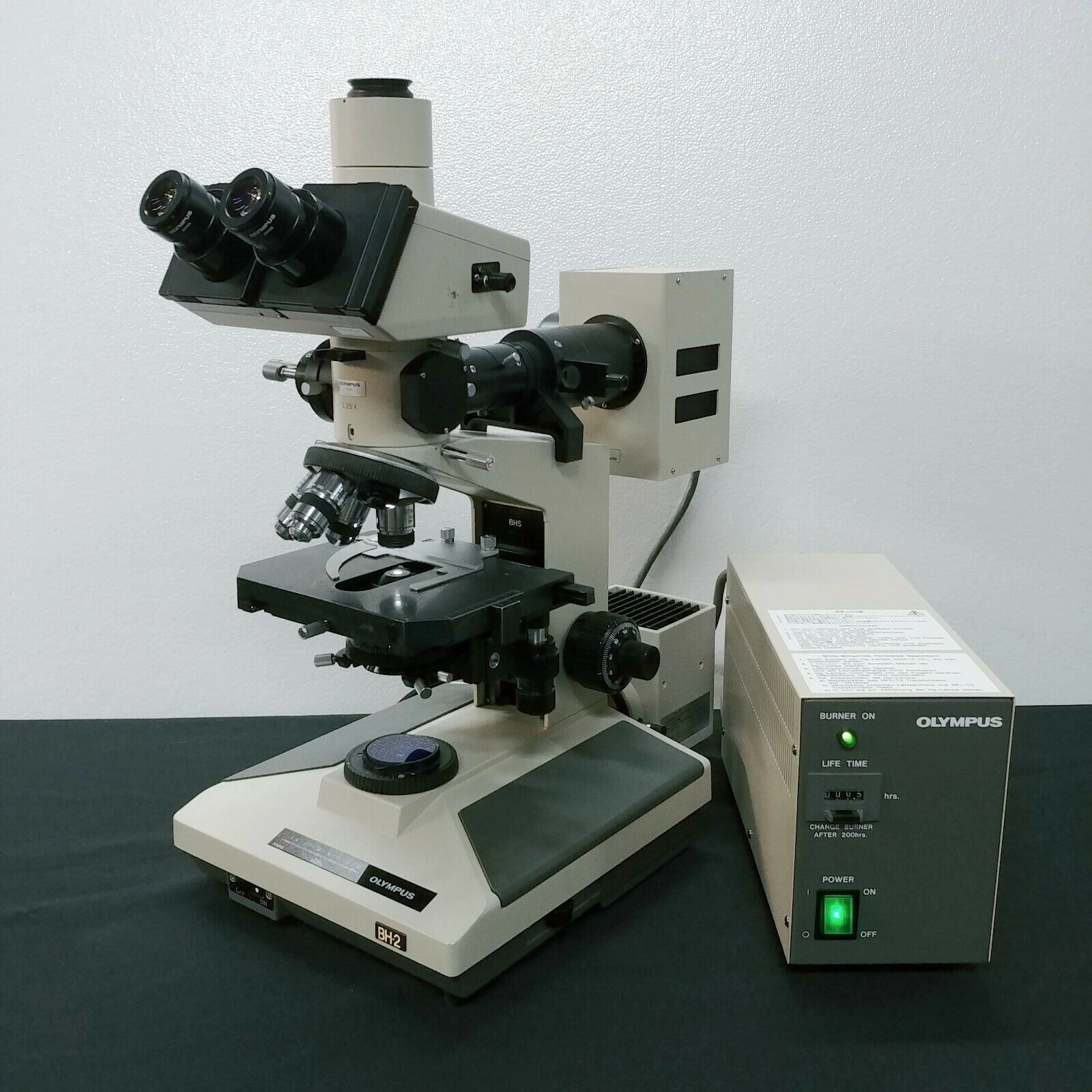 Olympus Microscope BH2 with Fluorescence and Superwide Trinocular Head