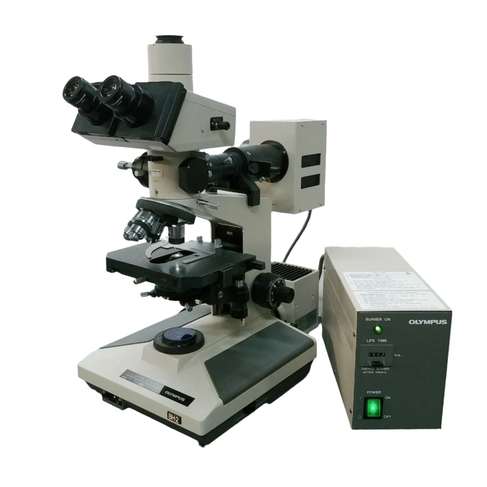 Olympus Microscope BH2 with Fluorescence and Superwide Trinocular Head