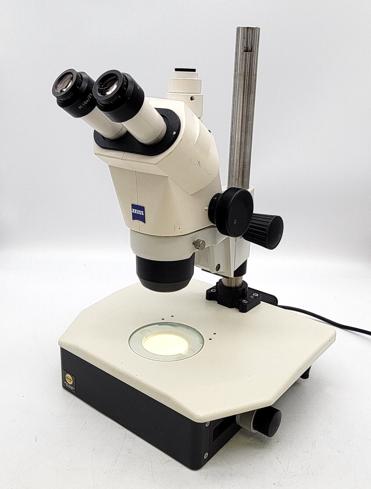 Zeiss Stereo Microscope Stemi 2000-C w. Trinocular Head, Transmitted Light Stand