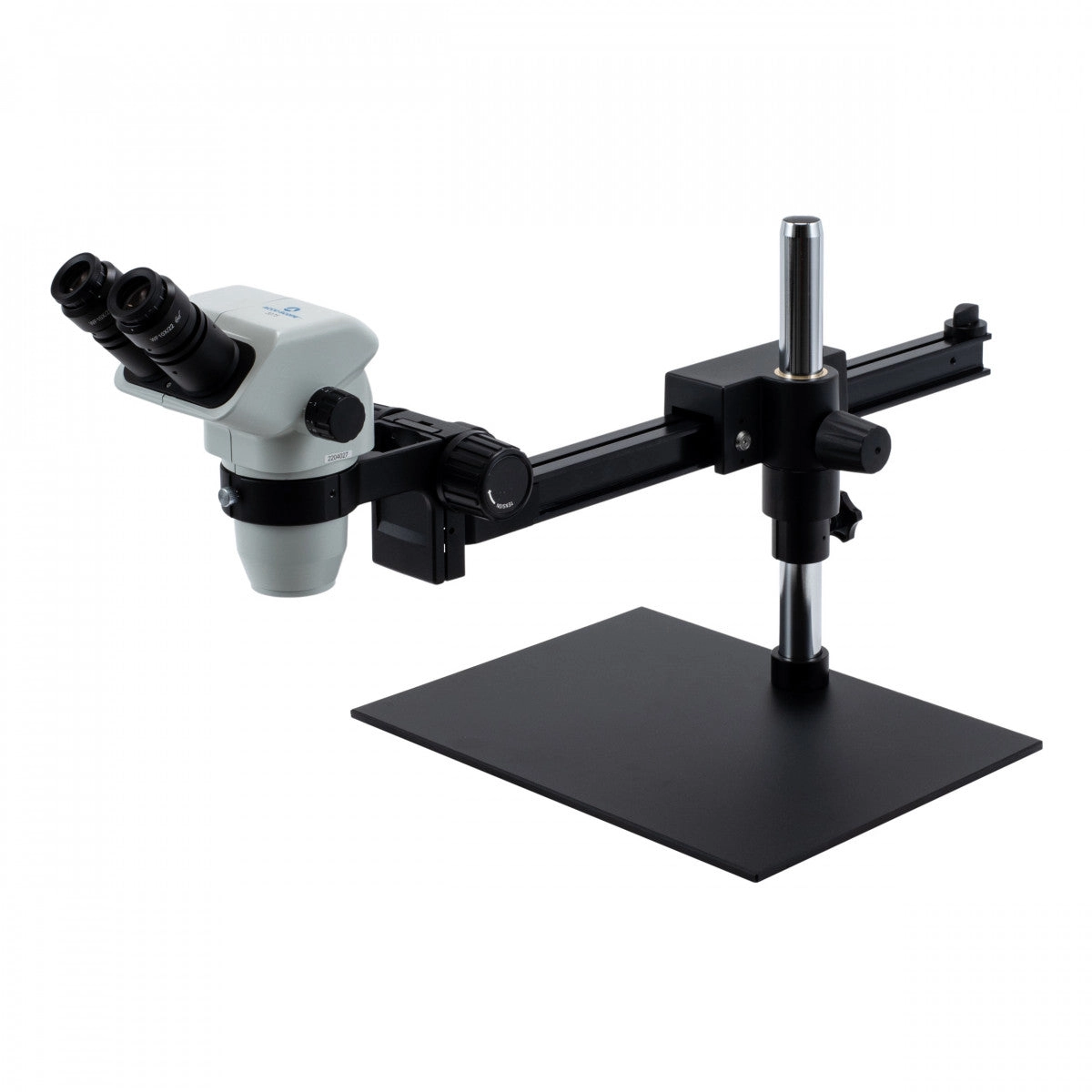 ACCU-SCOPE 3075 Binocular Zoom Stereo Microscope on Gliding Boom Stand