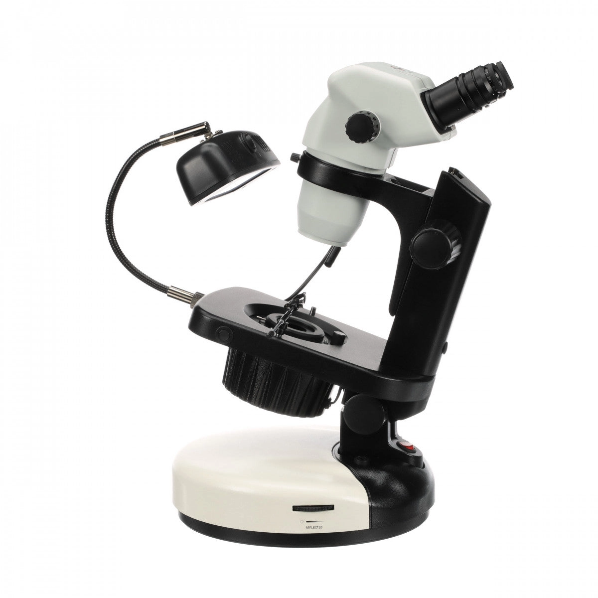 Accu-Scope 3075 Binocular Zoom Stereo Microscope on Gem Stand | Jewelry Microscope