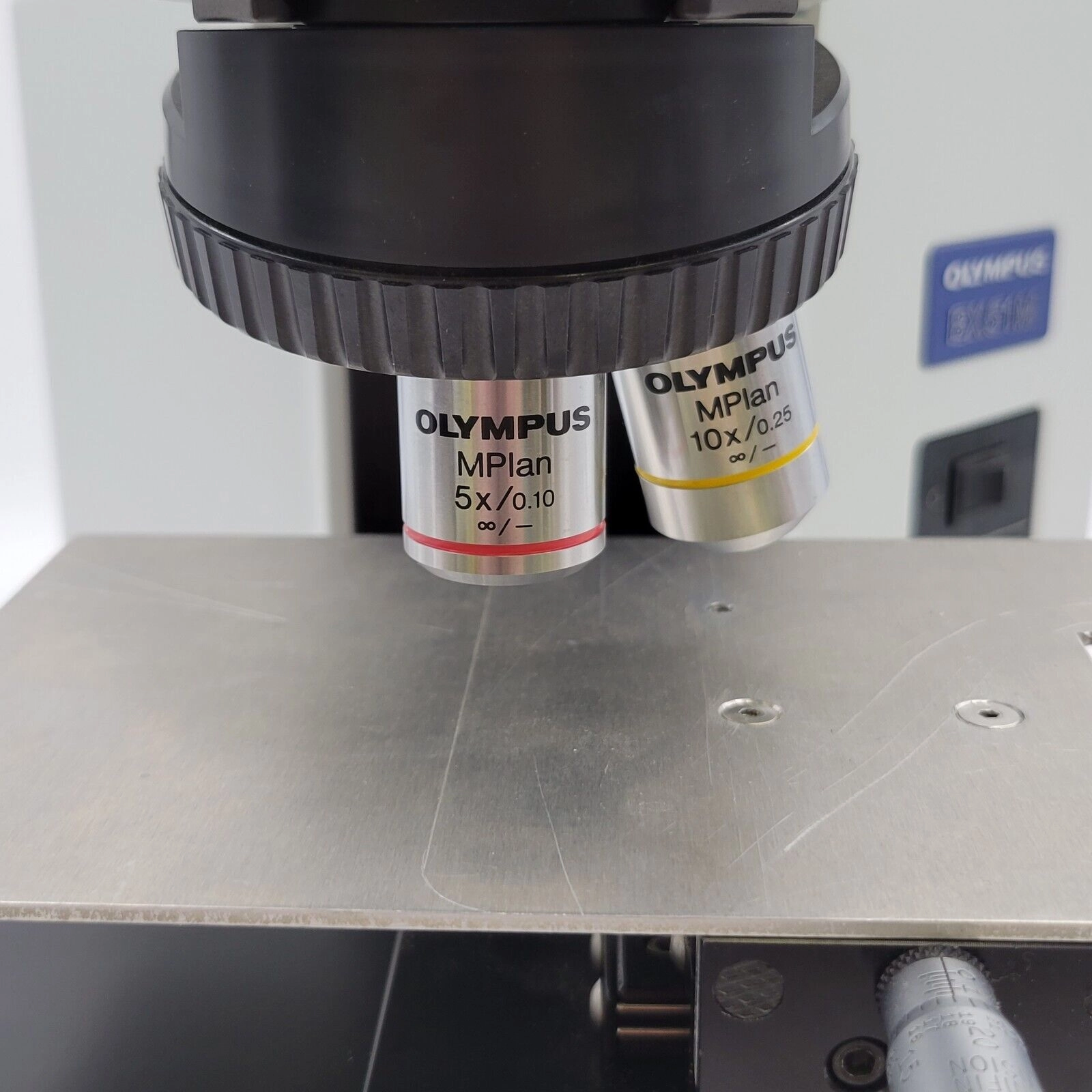 Olympus Microscope BX51M Metallurgical Brightfield Darkfield w