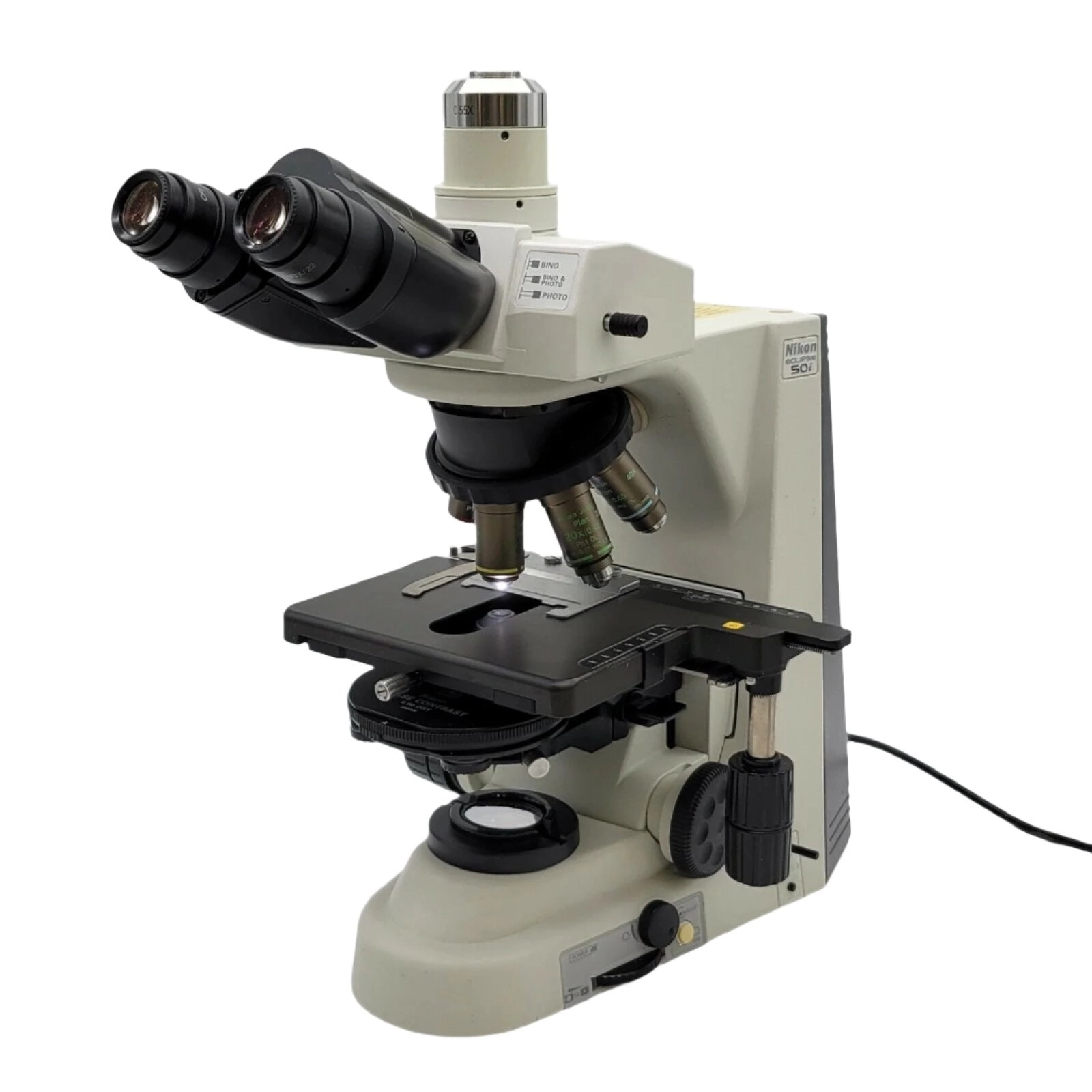 Nikon Microscope Eclipse 50i with Phase Contrast and Trinocular Head