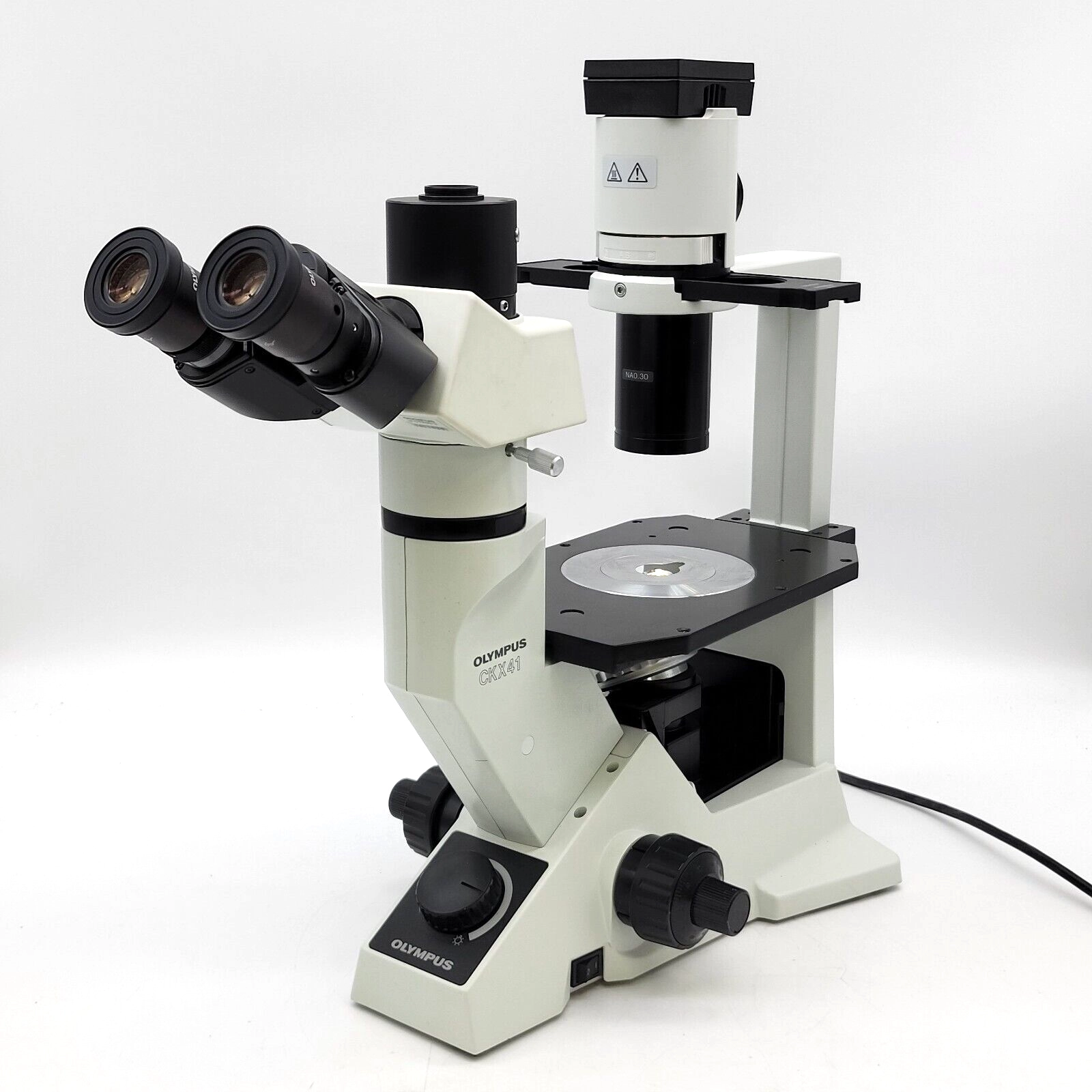 Olympus Microscope CKX41 with Phase Contrast &amp; Trinocular Head | Tissue Culture