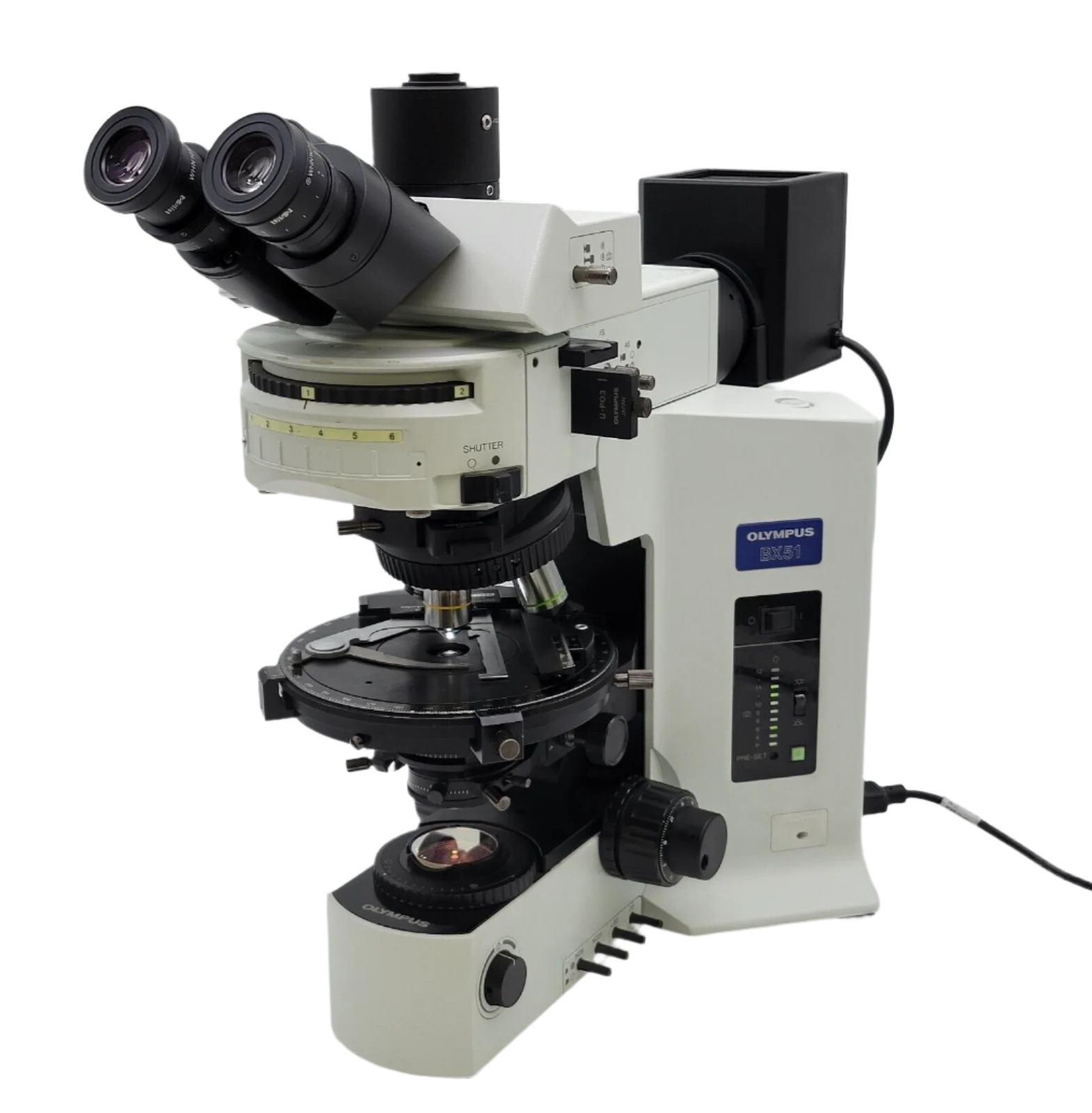 Olympus Microscope BX51 Pol Polarization and Fluorescence with Trinocular Head