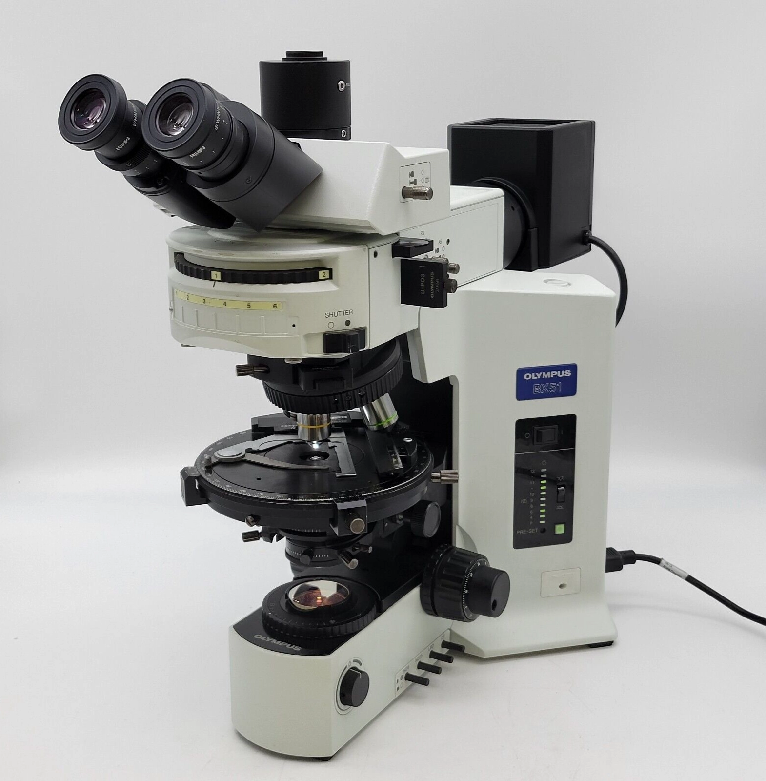 Olympus Microscope BX51 Pol Polarization and Fluorescence with Trinocular Head