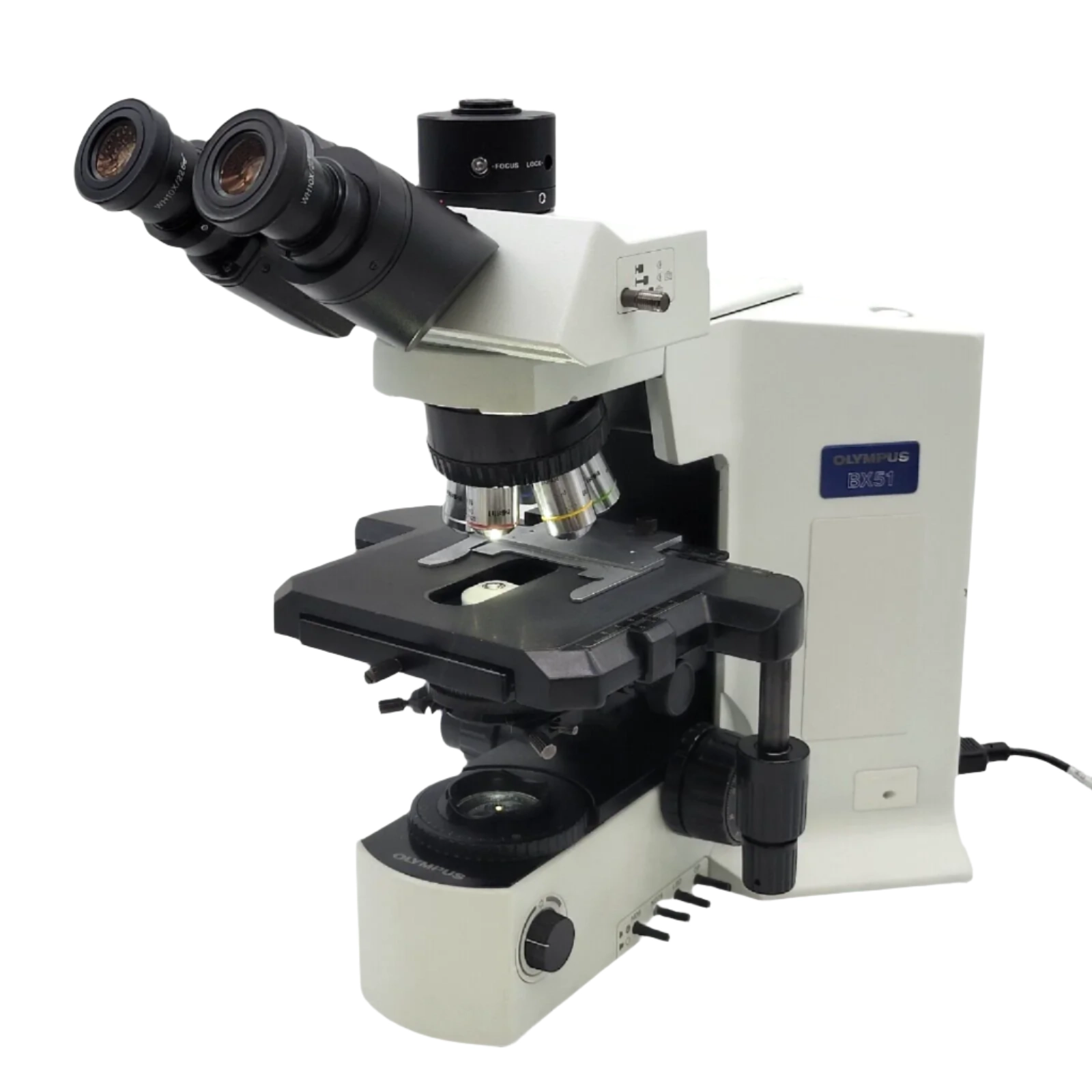Olympus Microscope BX51 w. LED, Trinocular Head, &amp; 2x Objective Pathology
