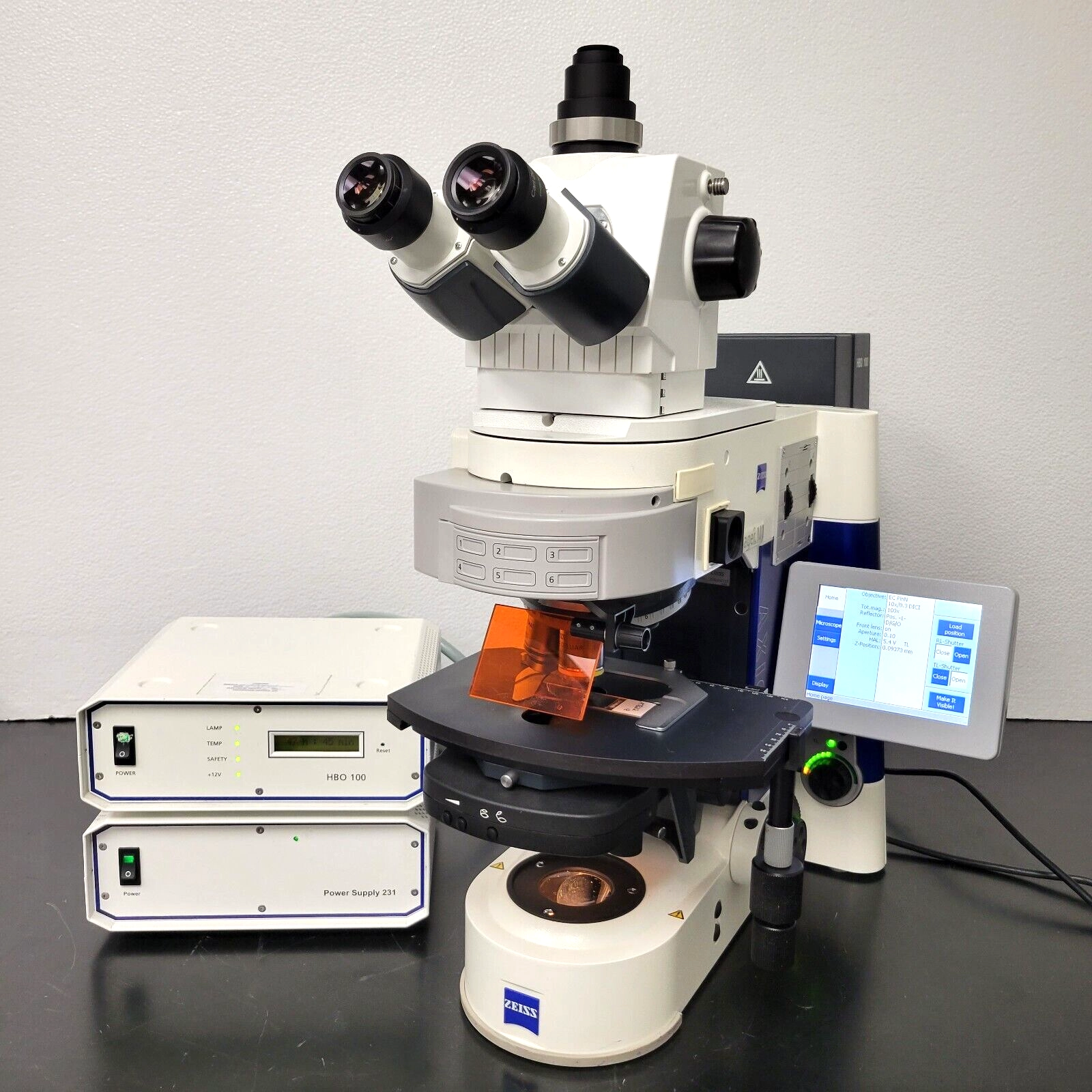 Zeiss Microscope Axio Imager.M1 Motorized with Fluorescence