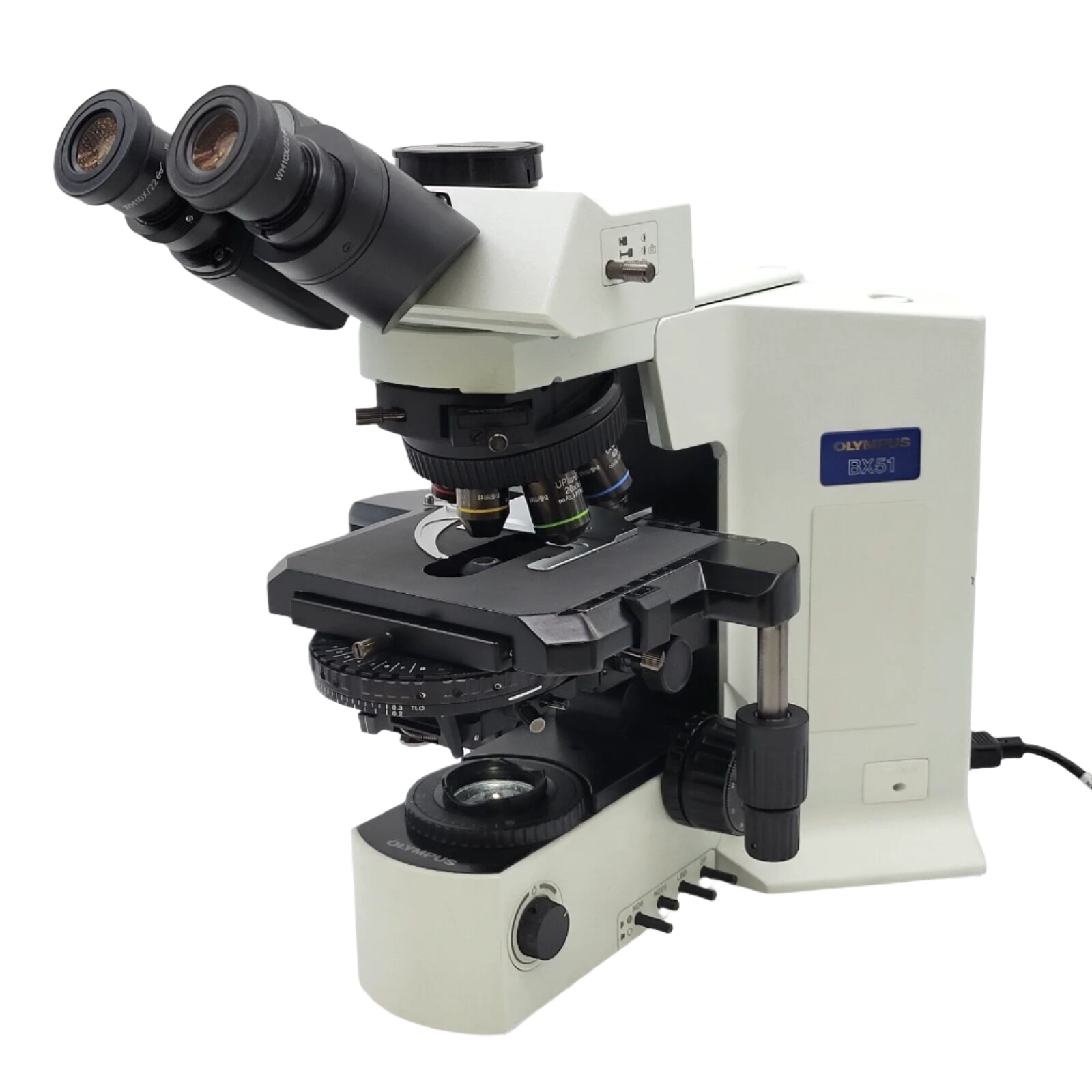 Olympus Microscope BX51 LED with DIC, Fluorite Objectives, &amp; 6 Place Nosepiece