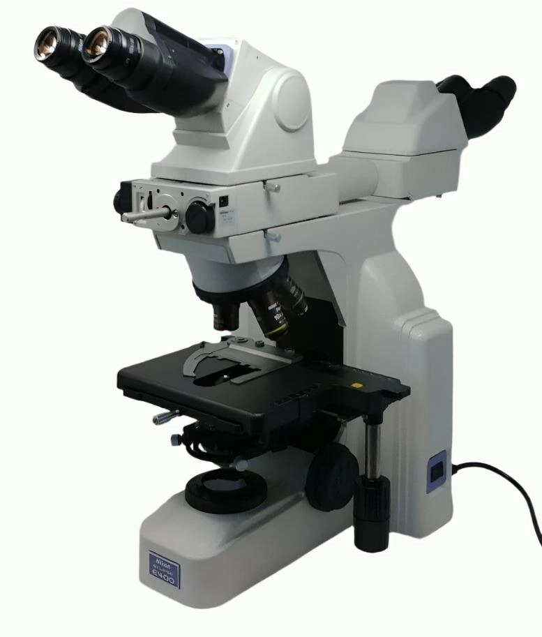 Nikon Microscope Eclipse E400 with Dual Head Bridge and 2x for Pathology/Mohs