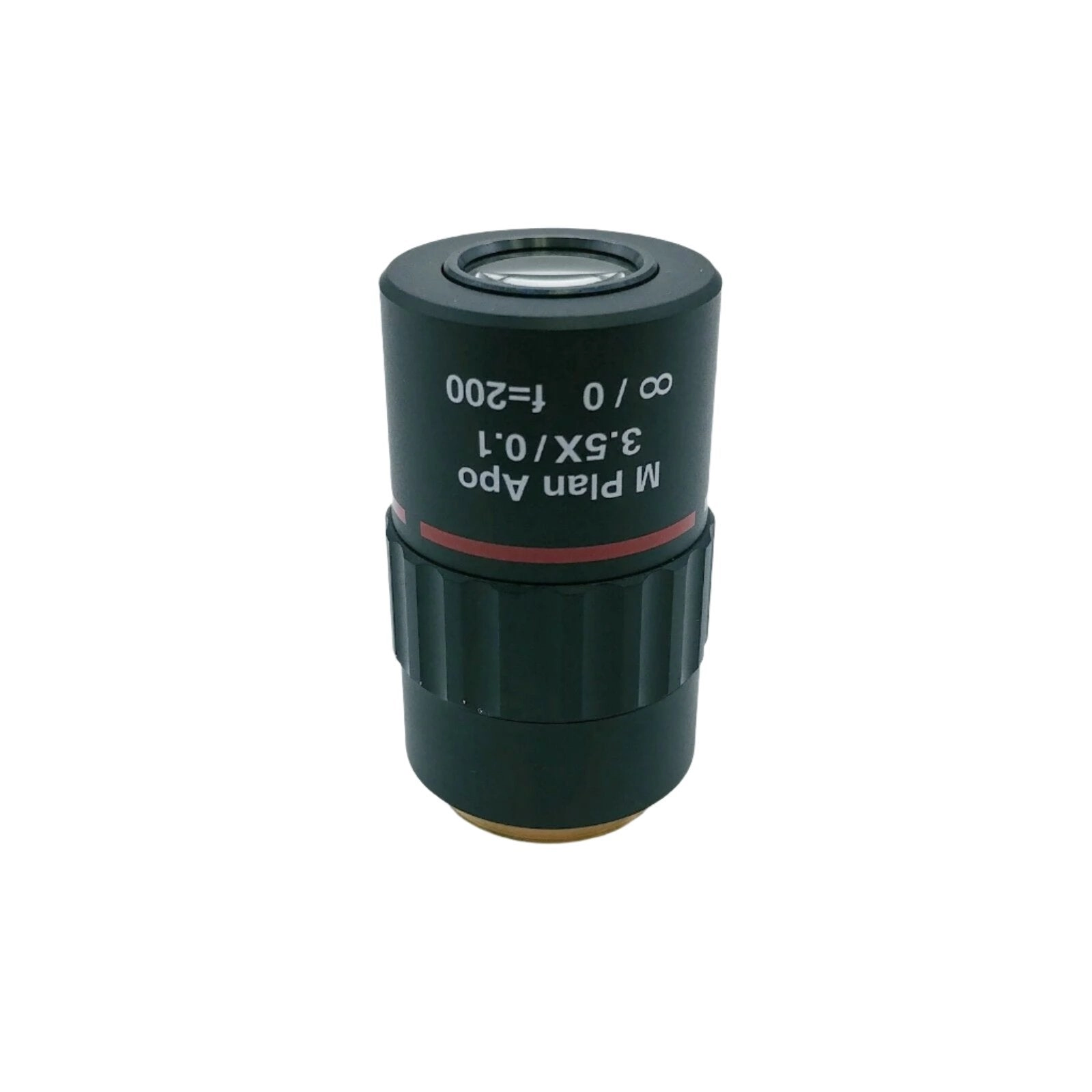 Mitutoyo Microscope Objective M Plan Apo 3.5x / 0.1na Metallurgical with Case