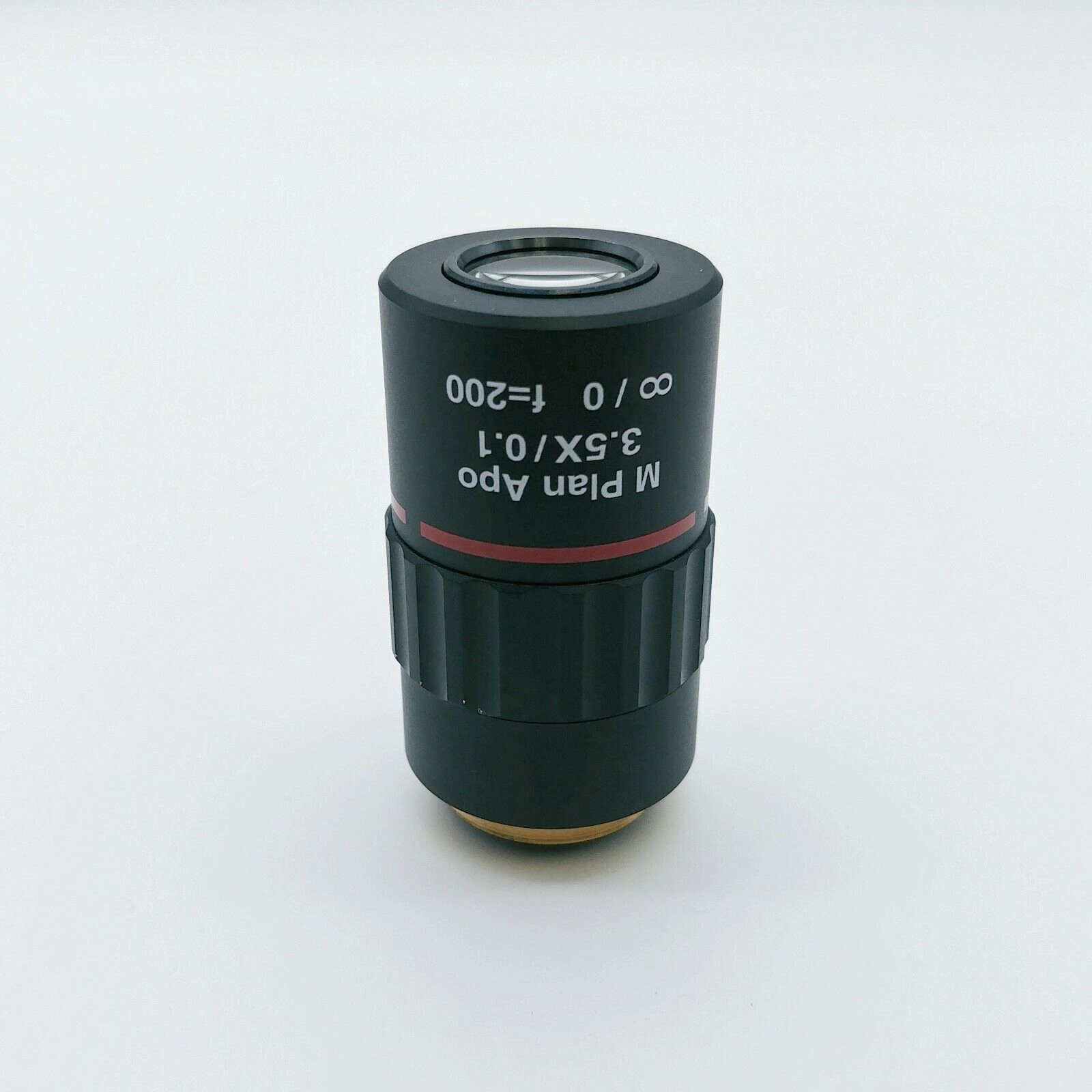 Mitutoyo Microscope Objective M Plan Apo 3.5x / 0.1na Metallurgical with Case