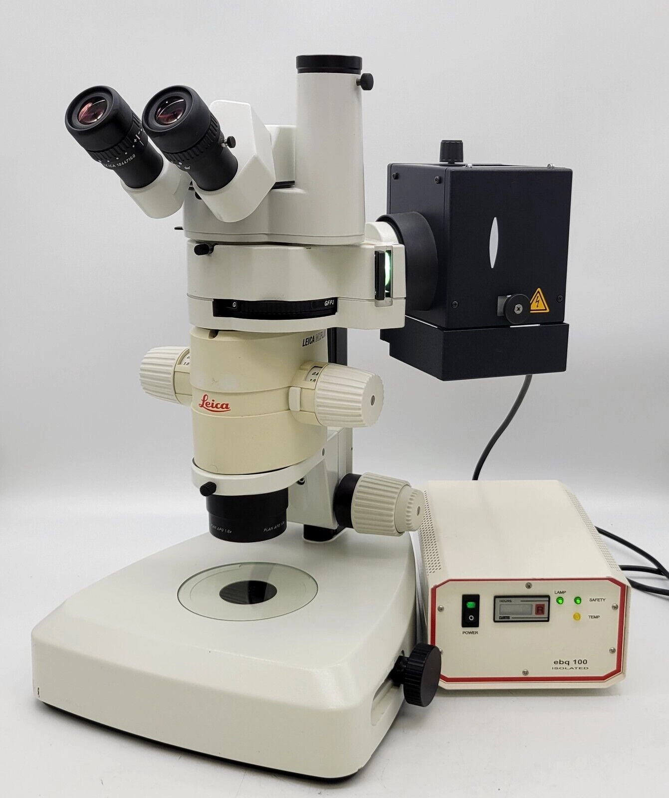 Leica Stereo Microscope MZFLIII Fluorescence with Photo Tube and Plan Apo 1x