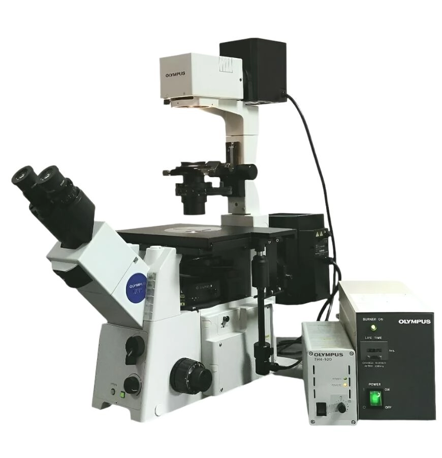 Olympus Microscope IX71 with Fluorescence and Phase Contrast