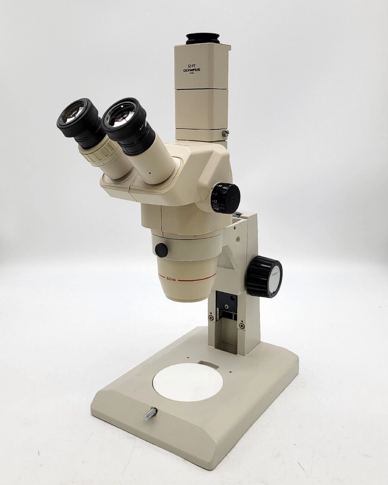 Olympus Stereo Microscope SZ40 with SZ-PT Phototube and Stand