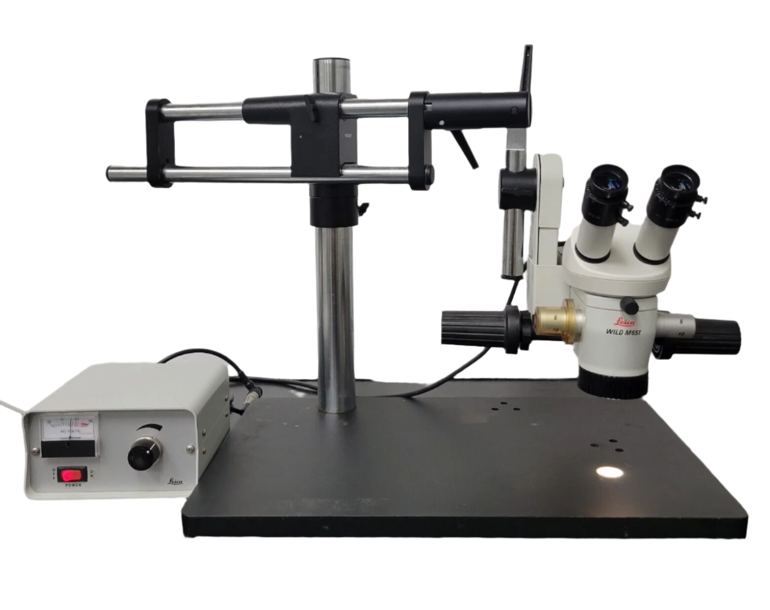 Leica Wild Surgical Microscope M651 Necropsy Operating Stereoscope w. Boom Stand