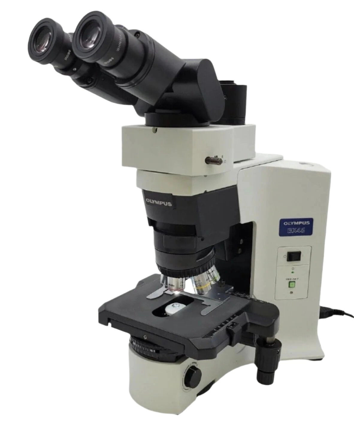 Olympus Microscope BX45 Pathology / Mohs with Tilting Head and Camera Port