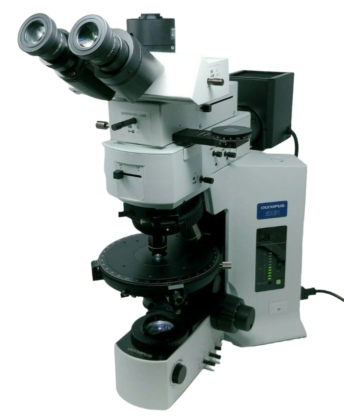 Olympus Microscope BX51 Pol Polarizing with Bertrand Lens and BF/DF