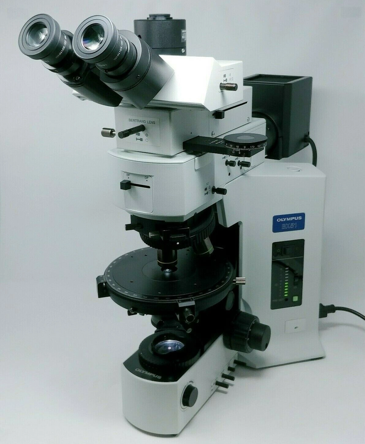 Olympus Microscope BX51 Pol Polarizing with Bertrand Lens and BF/DF