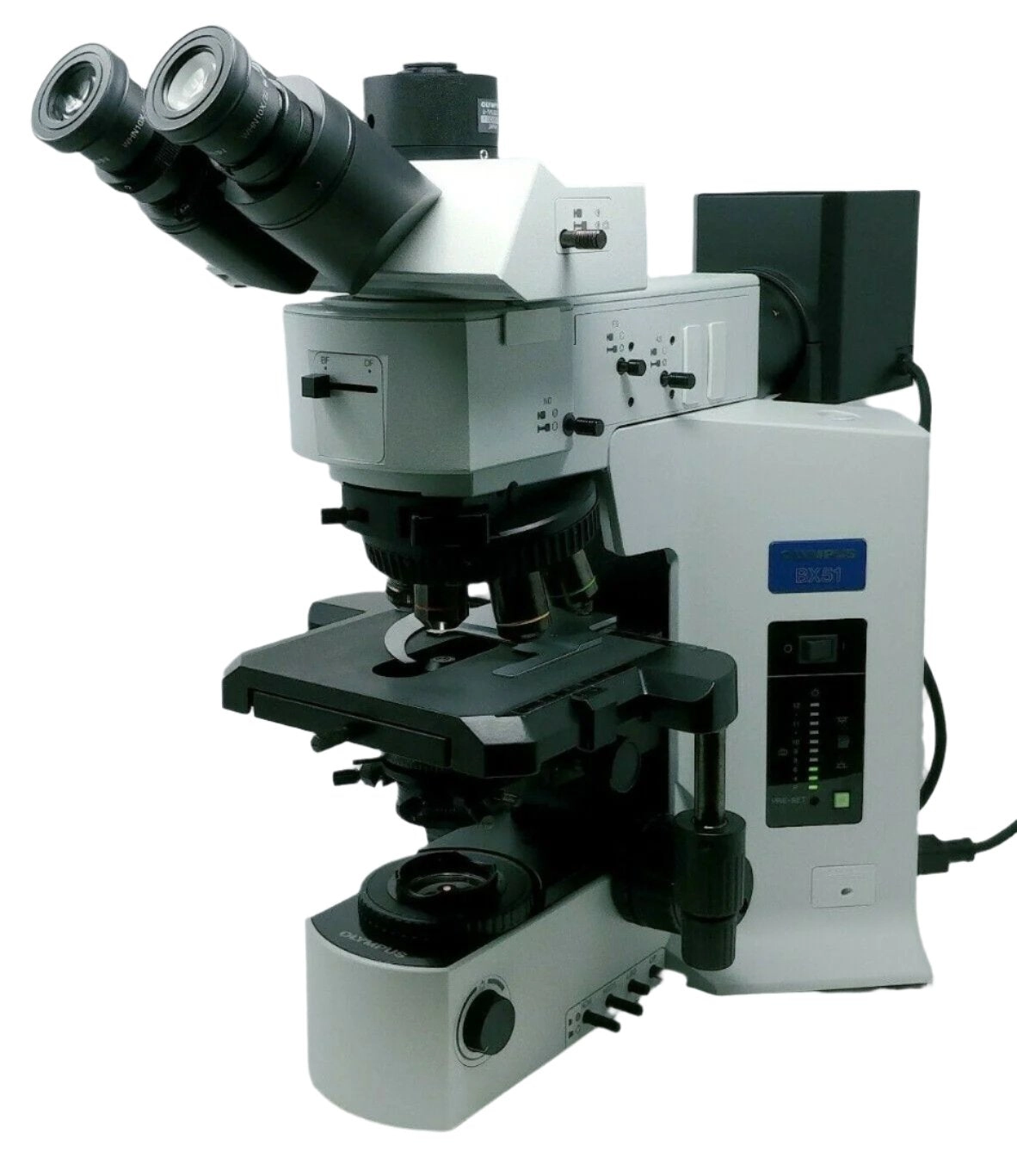 Olympus Microscope BX51 Pol Polarizing with BF/DF and Trinocular Head