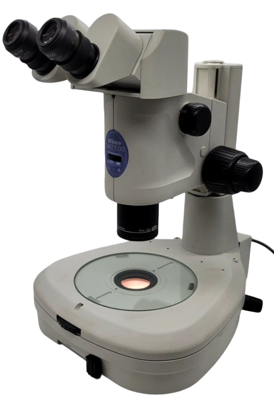 Nikon Microscope SMZ1500 With Brightfield Darkfield Base