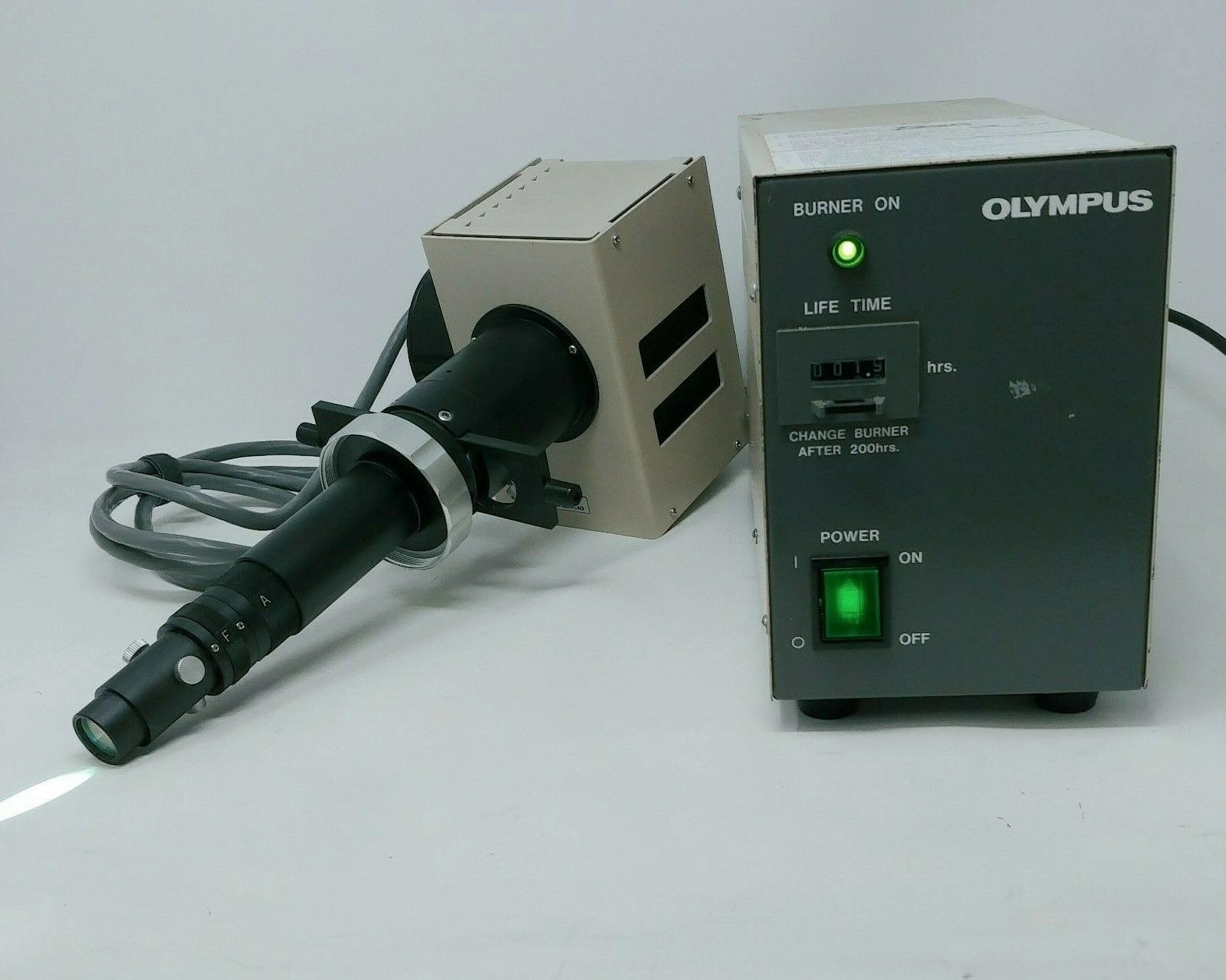 Olympus Microscope IMT-2 Fluorescence Illuminator and Power Supply