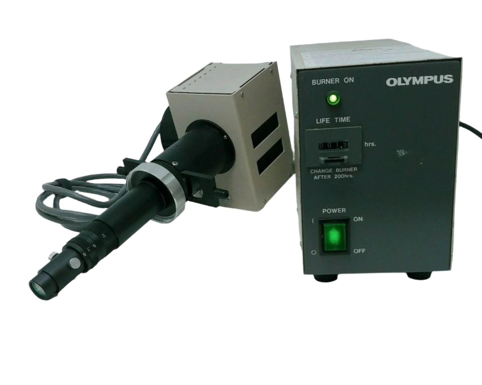 Olympus Microscope IMT-2 Fluorescence Illuminator and Power Supply