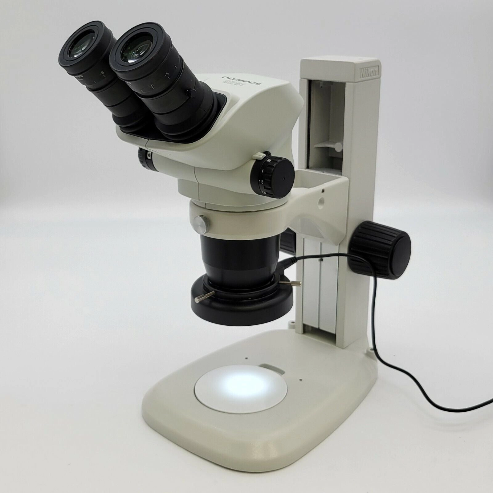 Olympus Stereo Microscope SZ51 with Stand and LED Ring Light