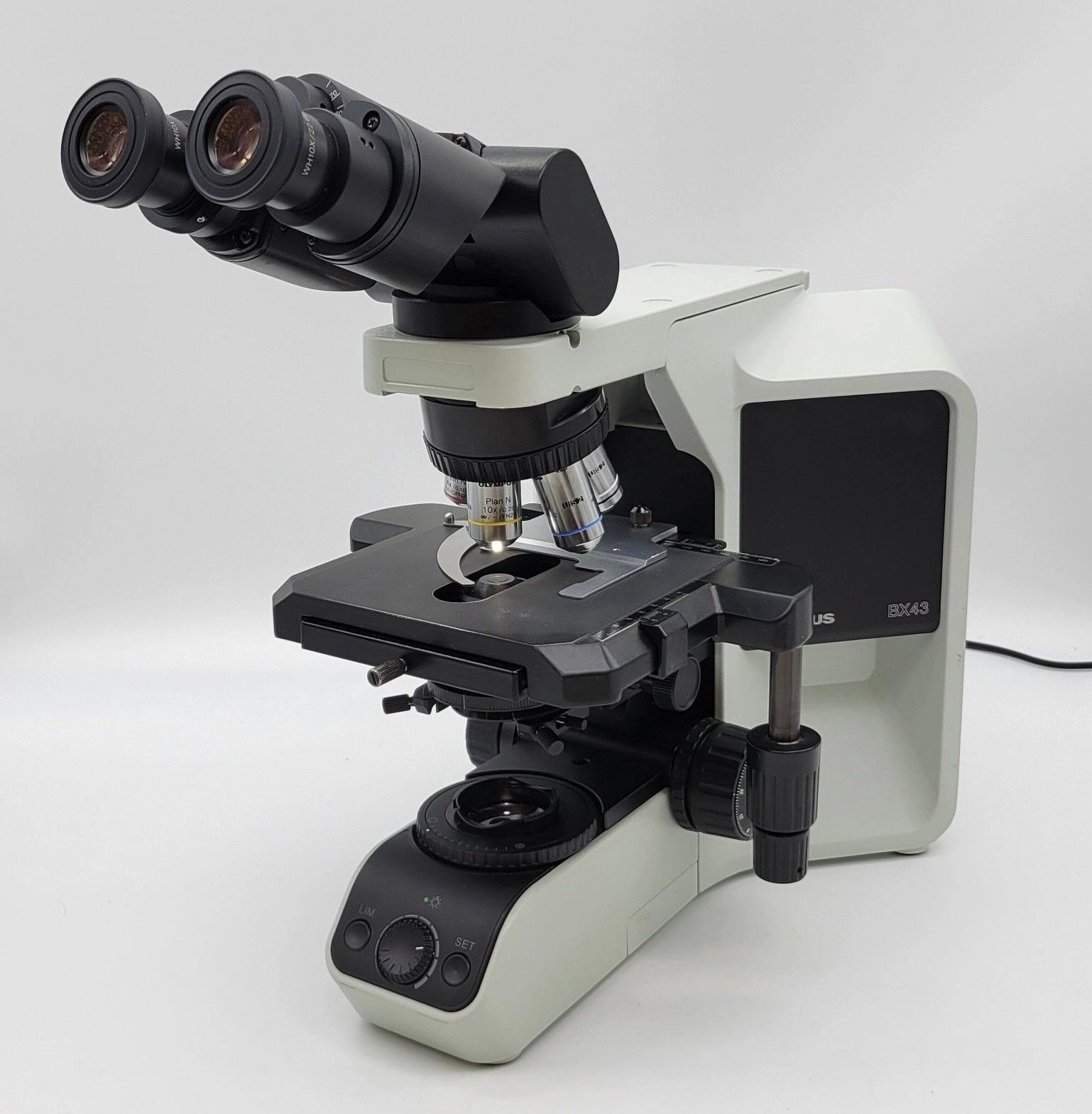 Olympus Microscope BX43 with Tilting Head and 100x Objective