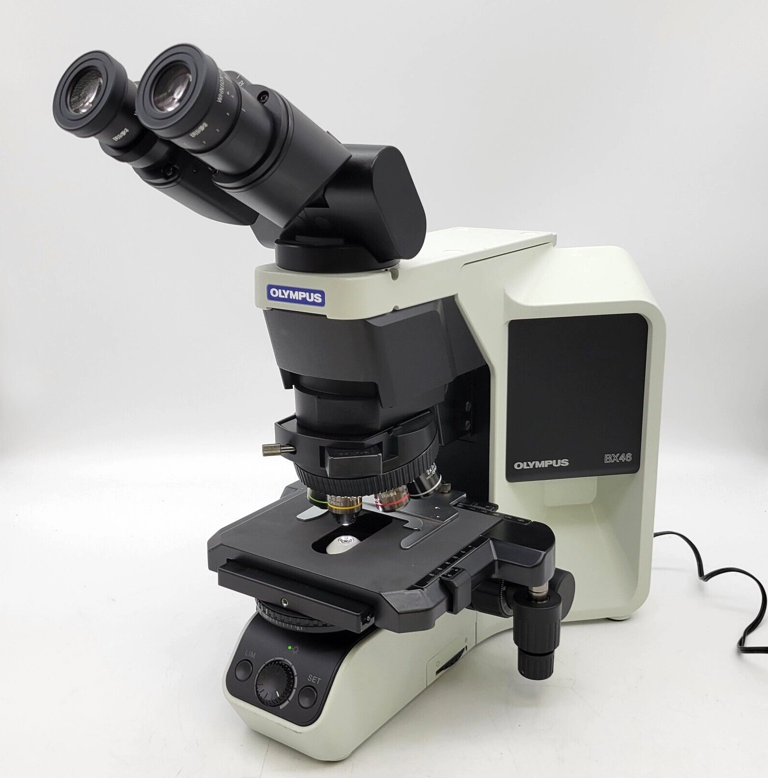 Olympus Microscope BX46 LED with Apo 2x, Fluorite Objectives &amp; Tilting Binocular