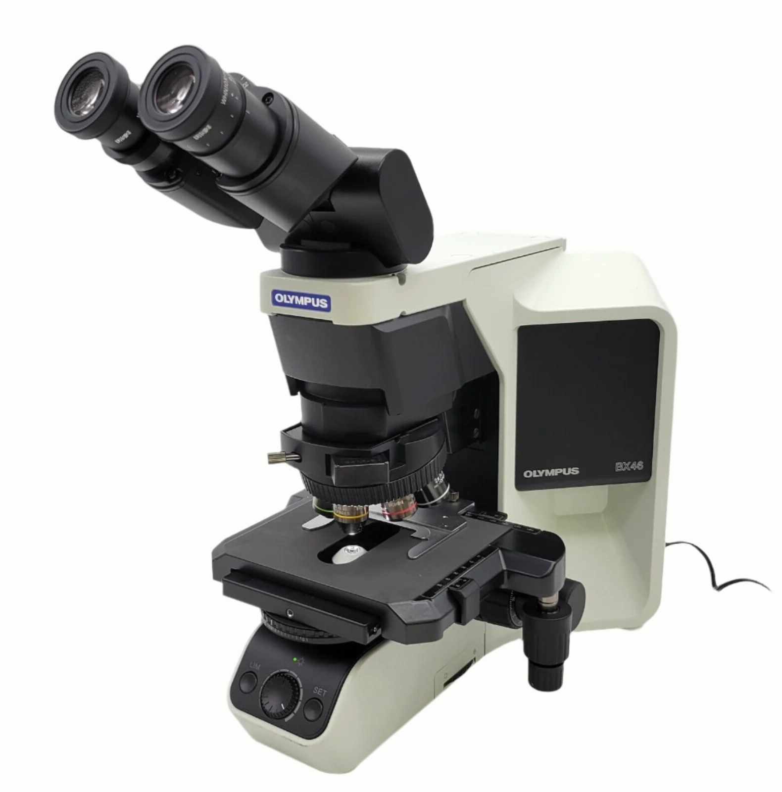 Olympus Microscope BX46 LED with Apo 2x, Fluorite Objectives &amp; Tilting Binocular