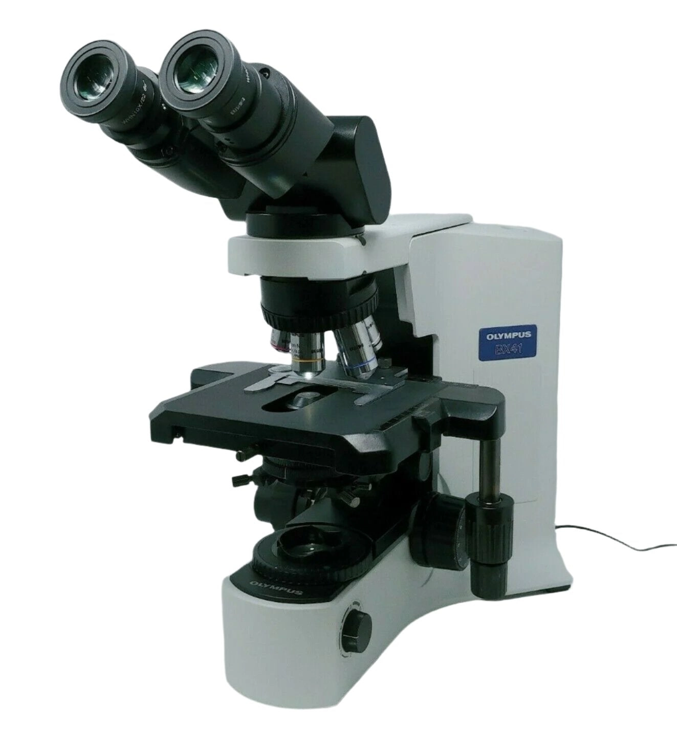 Olympus Microscope BX41 with Nanodyne LED Illuminator and 100x Objective