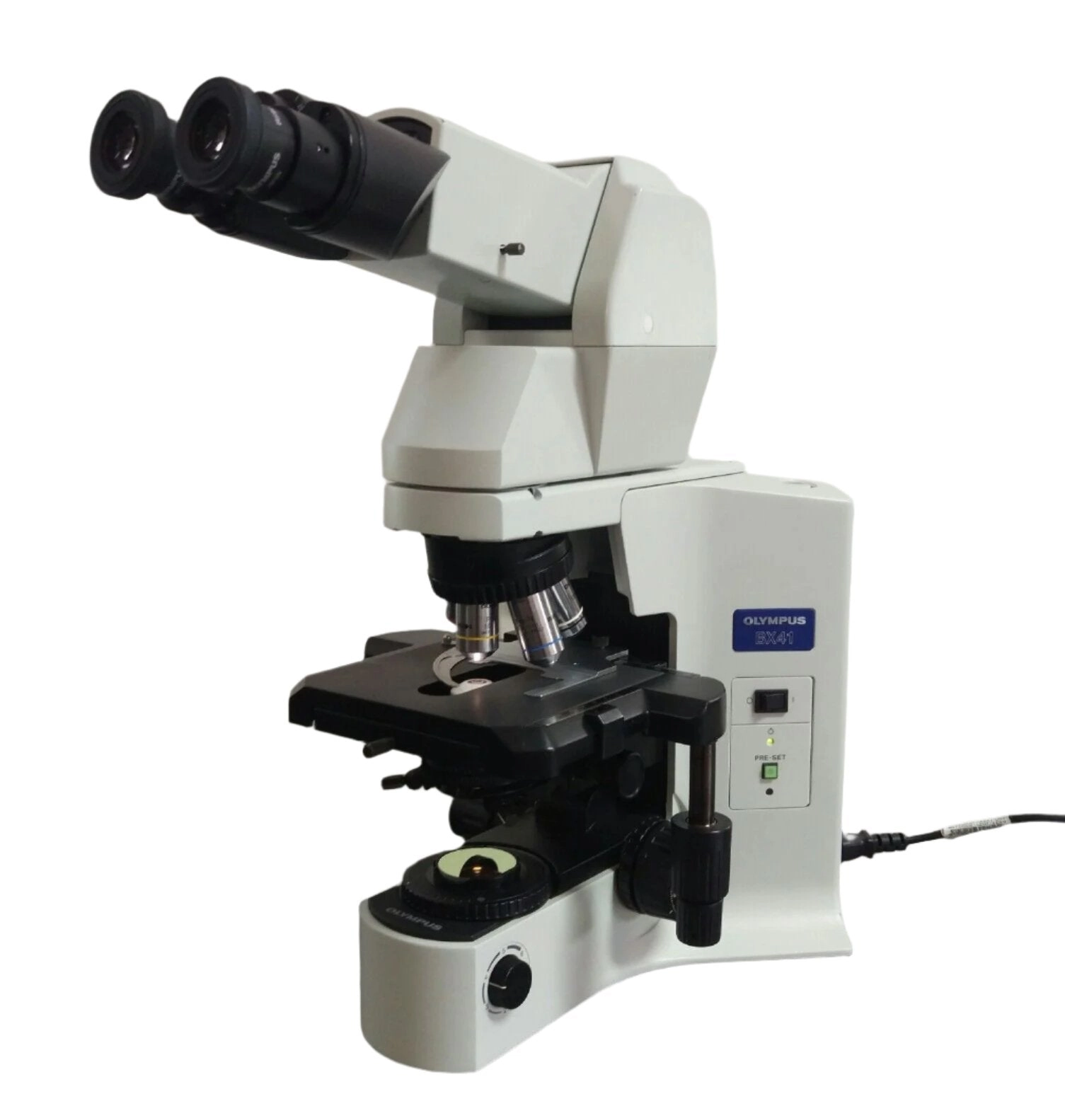 Olympus Microscope BX41 with Tilting Telescoping Head and 100x