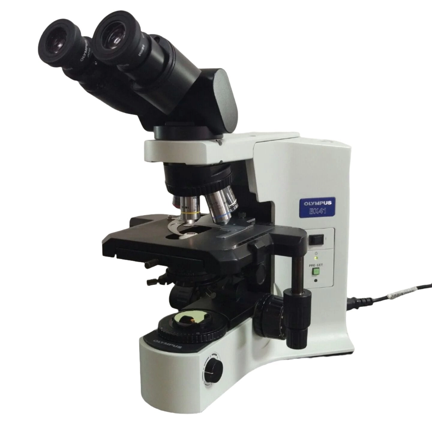 Olympus Microscope BX41 with Tilting Head and 100x