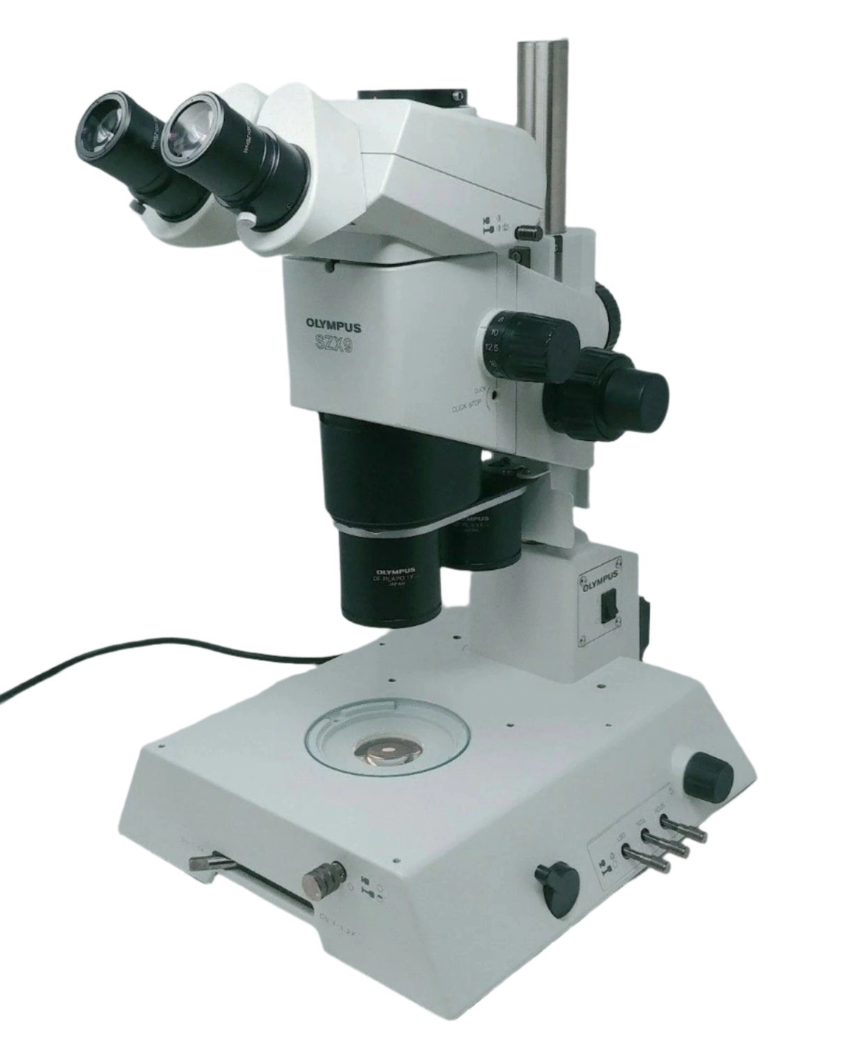 Olympus Microscope SZX9 with Dual Nosepiece and Illuminated Stand