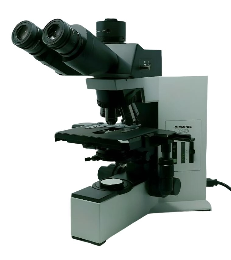 Olympus Microscope BX40 with Superwide Head, Apo 2x and Fluorites