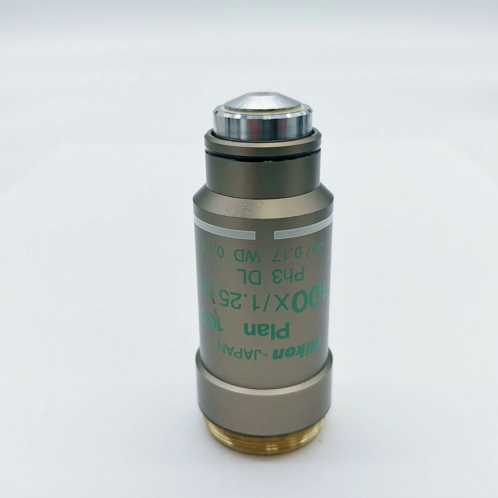 Nikon Microscope Objective Plan 100x Oil Ph3 Phase Contrast for Eclipse Series