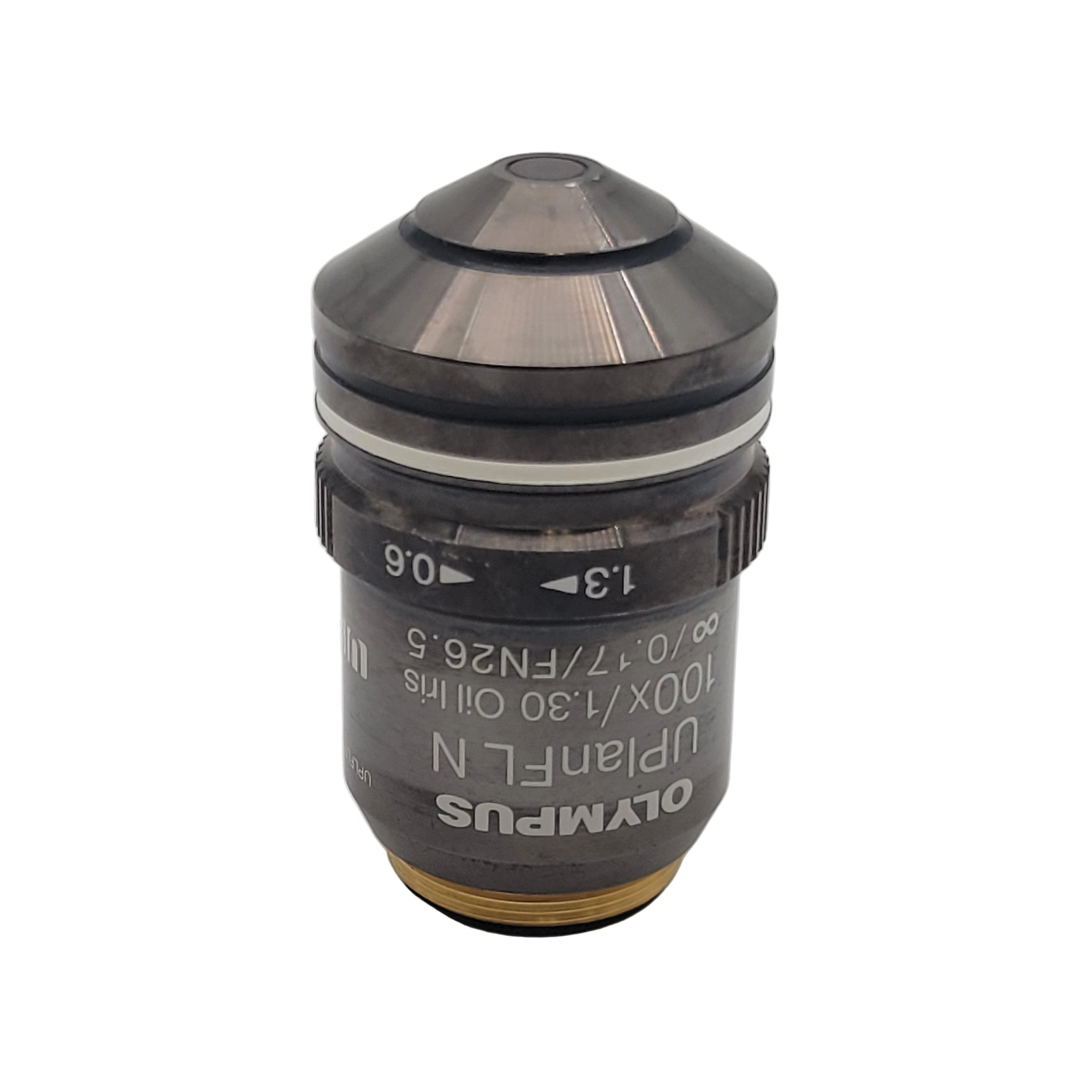 Olympus Microscope Objective UPlanFL N 100x Oil with Iris Diaphragm