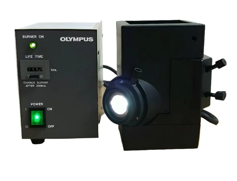 Olympus Microscope Mercury Lamphouse and Power Supply