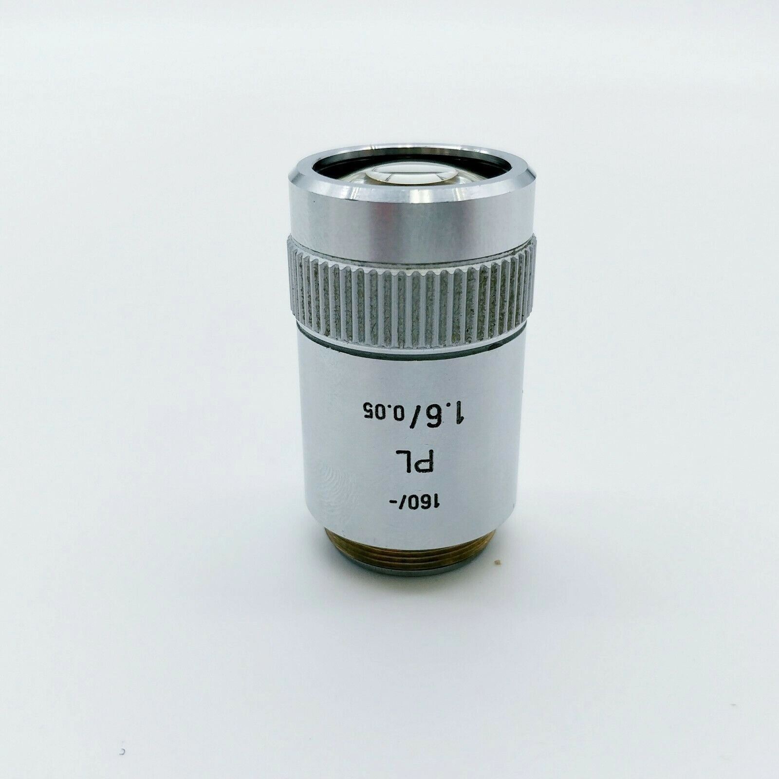 Leitz Microscope Objective 1.6x 160/- PL 1.6/0.05