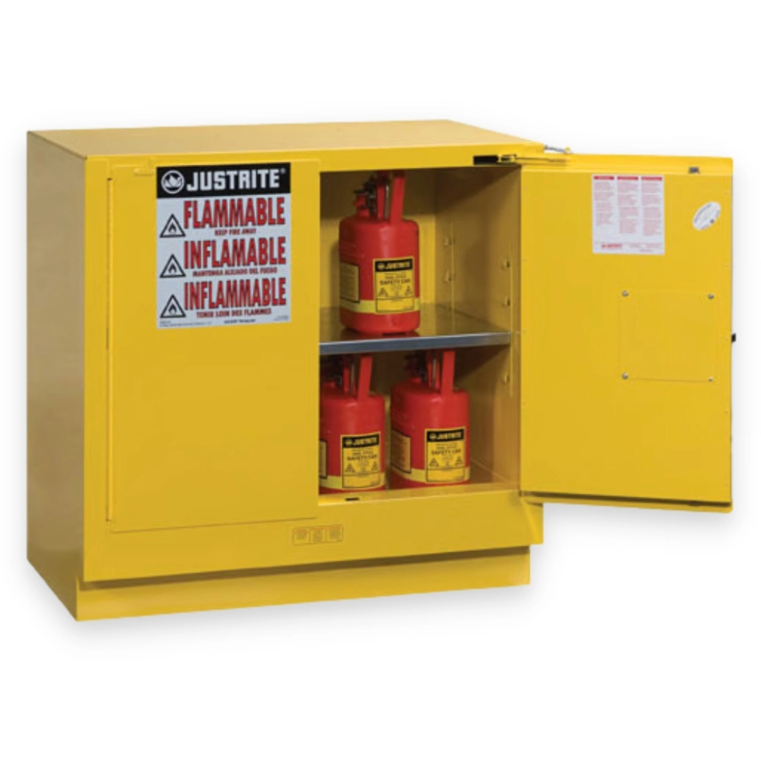 Justrite 22 Gallon Flammable Safety Cabinet, Sure-Grip&reg; EX Under Counter- 892320